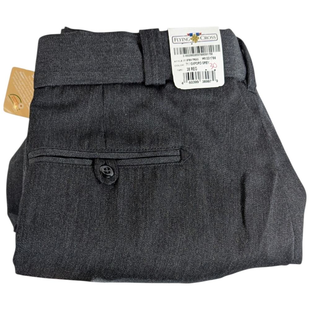 Fechheimer Wool Gray Uniform Pants Mens size 38 38x30 Flying Cross Supercrease